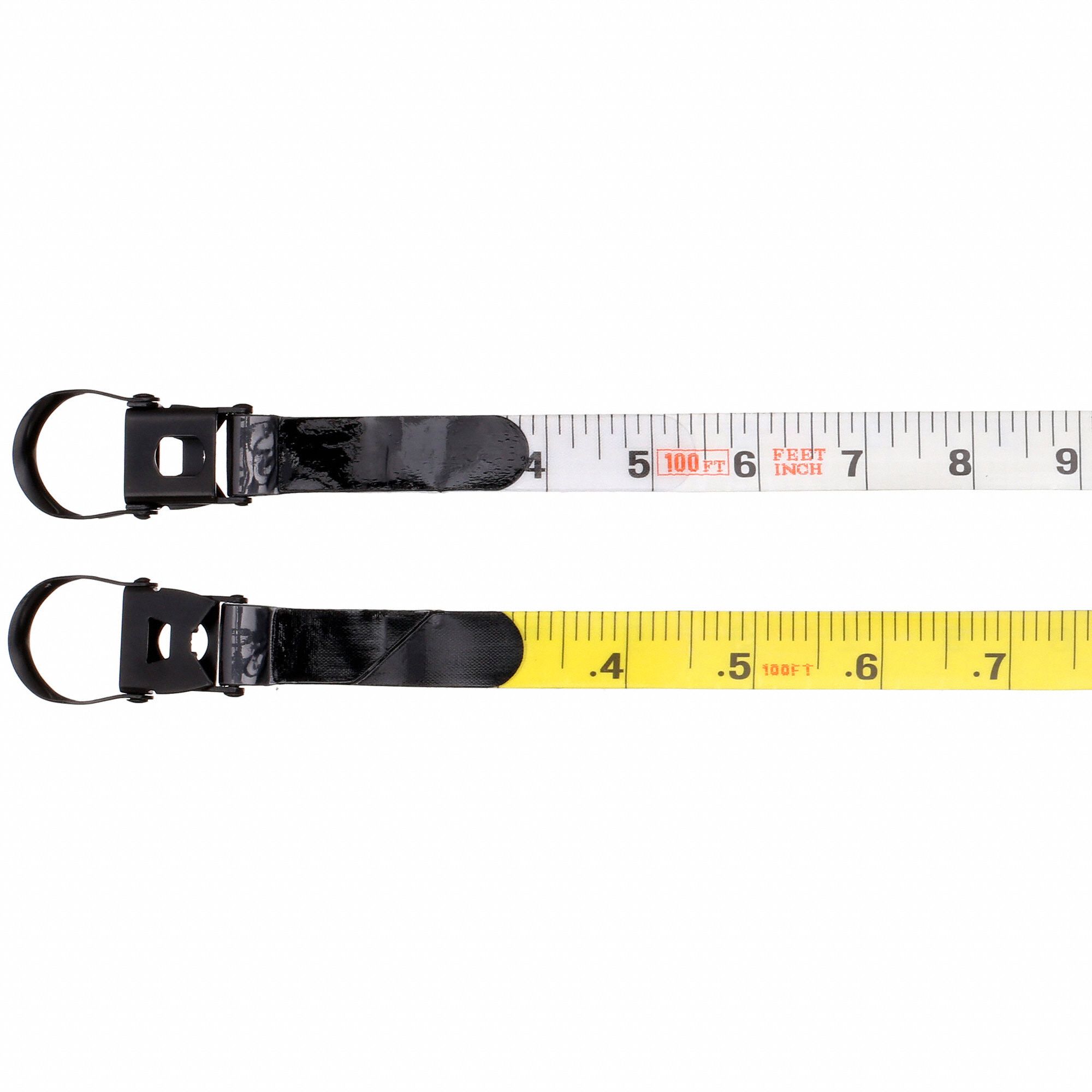 DEWALT 100 ft Fiberglass SAE Long Tape Measure, Black/Yellow 24A336