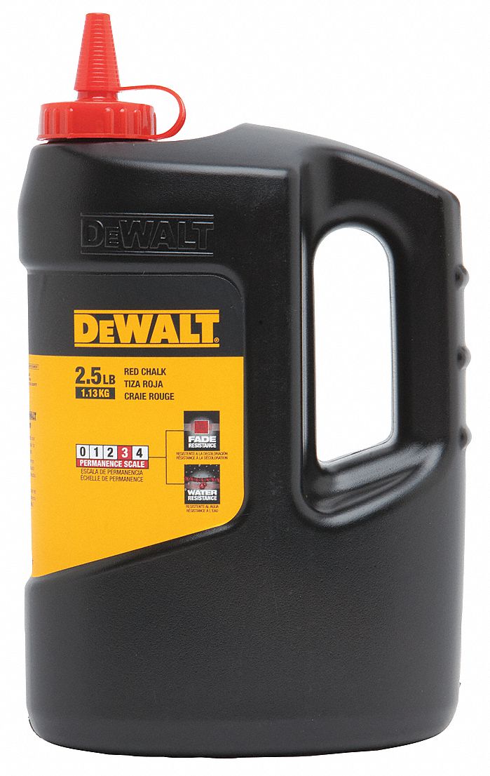 MARKING CHALK REFILL,RED,25 LB