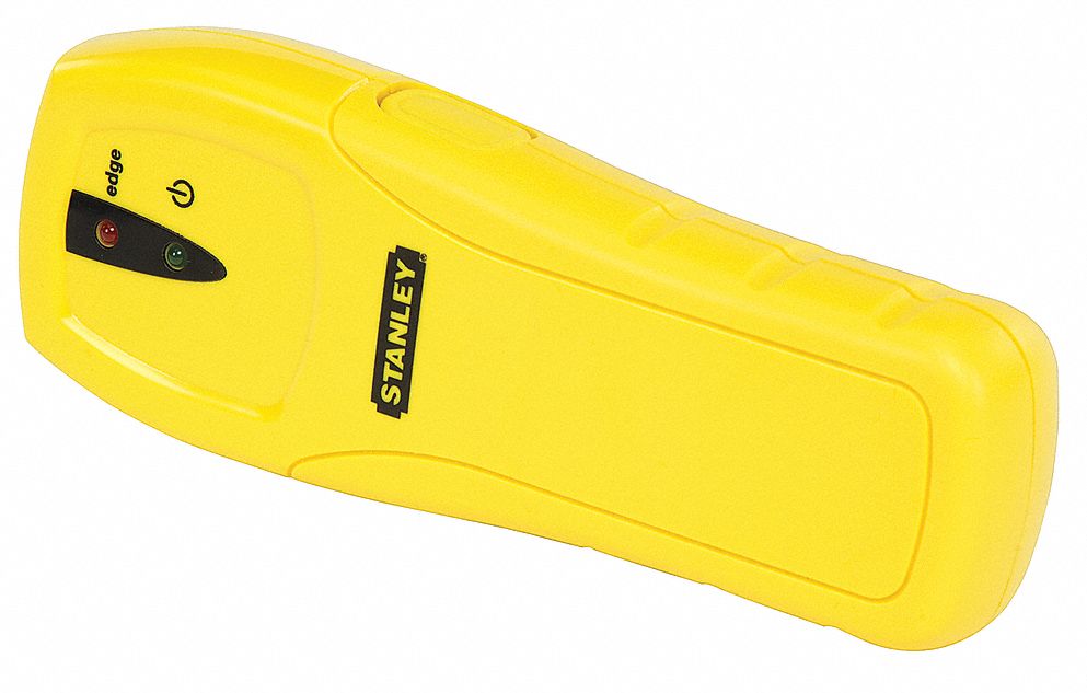 STANLEY Stud Sensor: 9 in Overall Ht, 5 1/4 in Overall Wd, Batteries  Required (Included), 9V