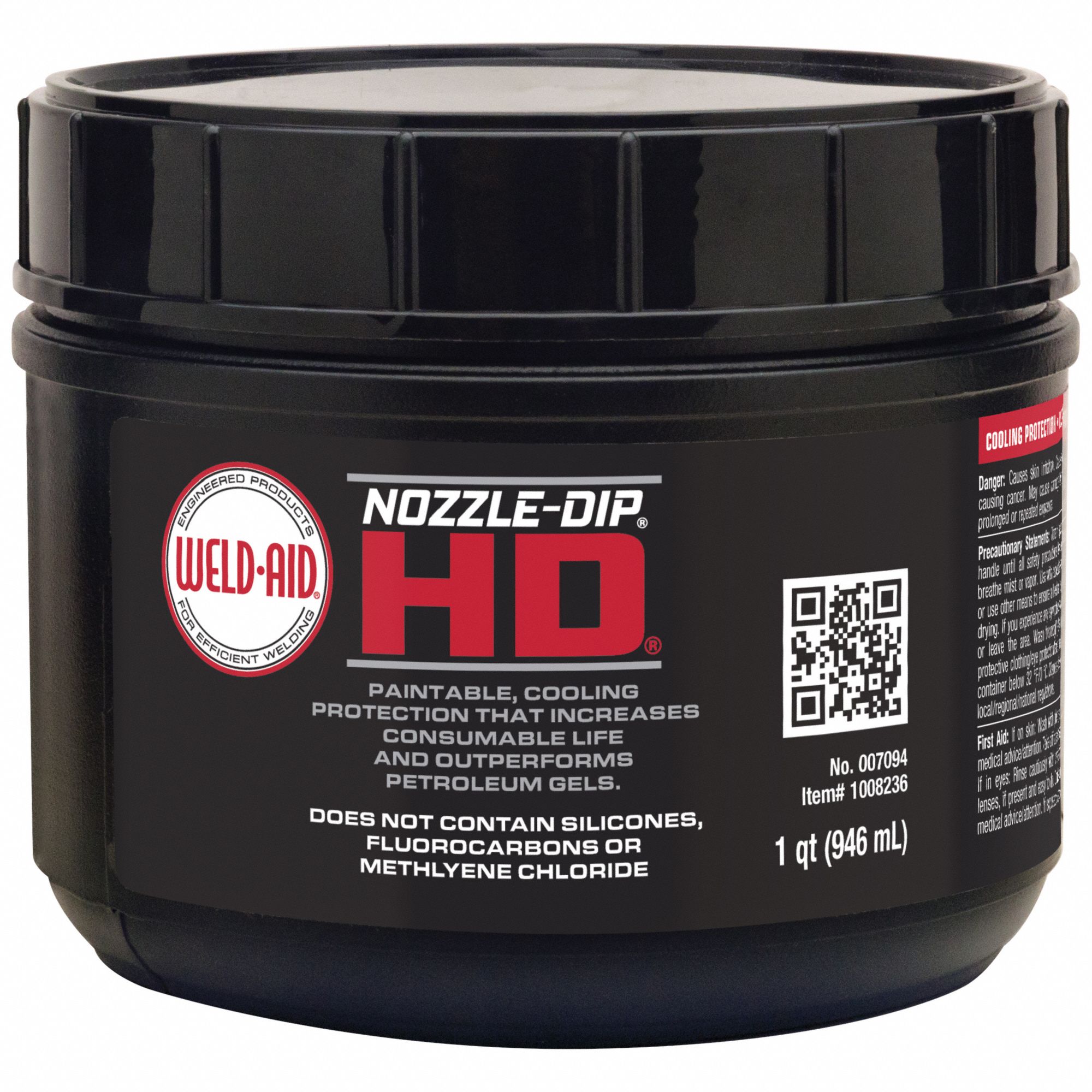 Antispatter: 32 oz, Jar, Nozzle-Dip HD