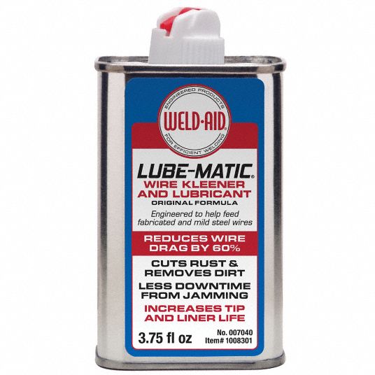 WELD AID Wire Feeder Lubricant, 3.75 oz, 007040 24A426007040 Grainger