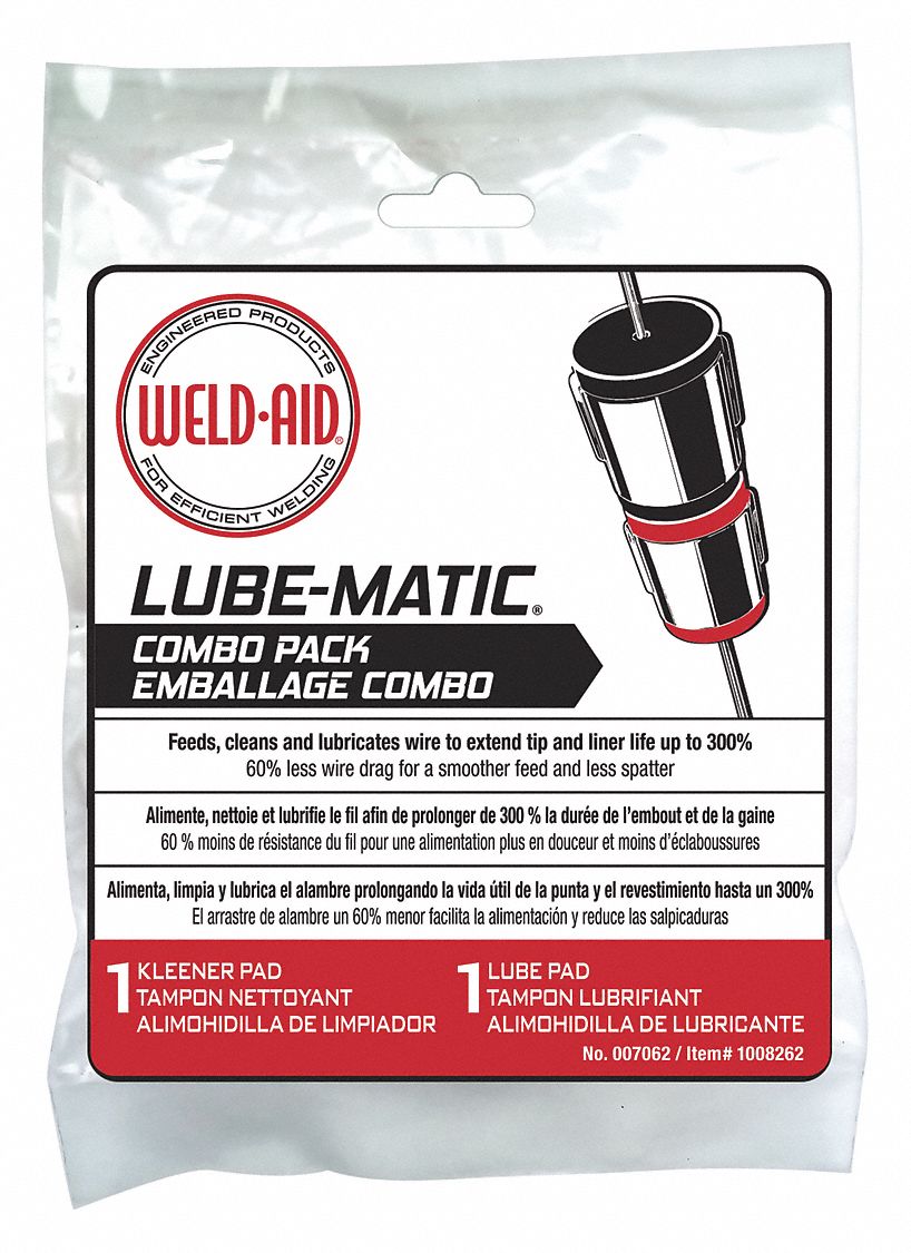 WELD AID LubeMatic Combo Pak, PK2 24A430007062 Grainger