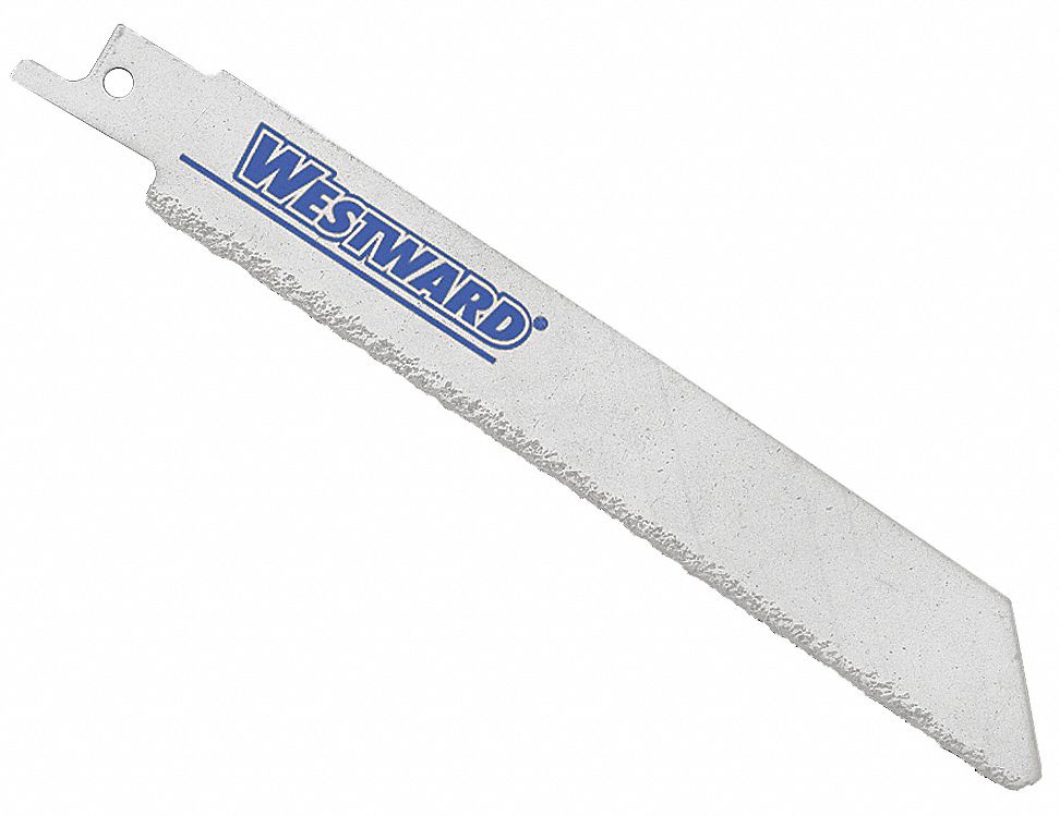 Reciprocating Saw Blade, Carbide Grit Teeth per Inch, PK 50 Grainger