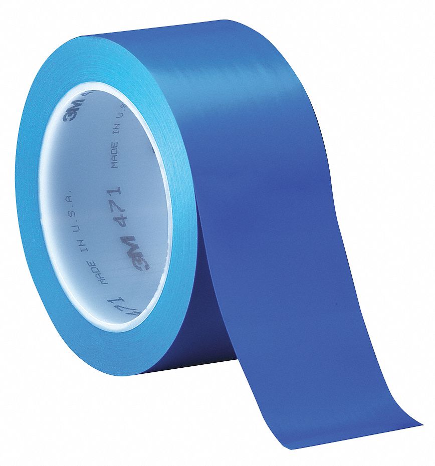 3M Floor Marking Tape, Solid, Continuous Roll, 4 in Width, 1 EA ...