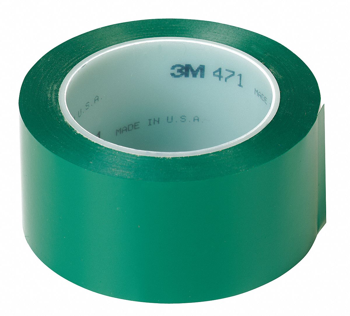 Floor Marking Tape: Gen Purpose, Solid, Green, 3 in x 108 ft, 5.2 mil Tape Thick, 3M™