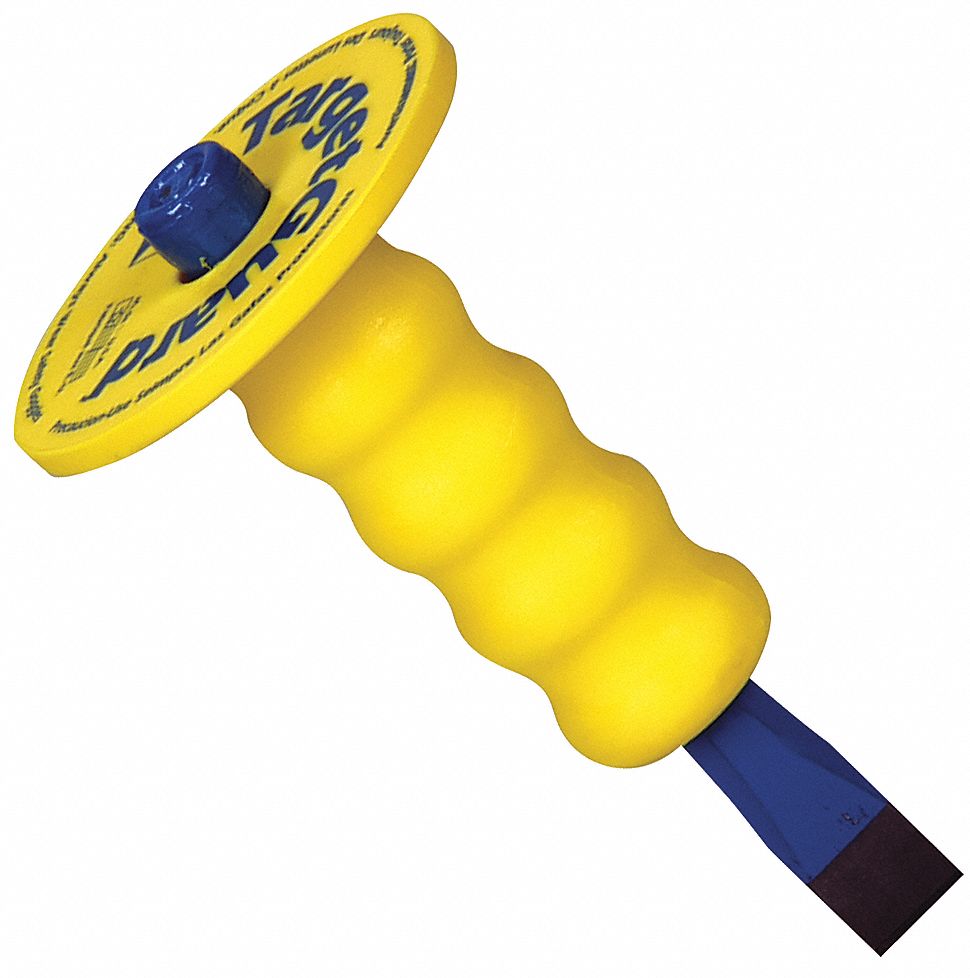 DASCO PRO Cold Chisel Steel, 1 in Blade Wd, 8 in Overall Lg, Cushioned