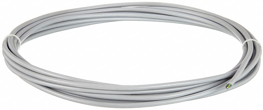 CONTROL CABLE, CF77-UL, PUR JACKET, GREY, 4 CONDUCTORS, 20 AWG, UNSHIELDED, 4 X OD, 100 FT