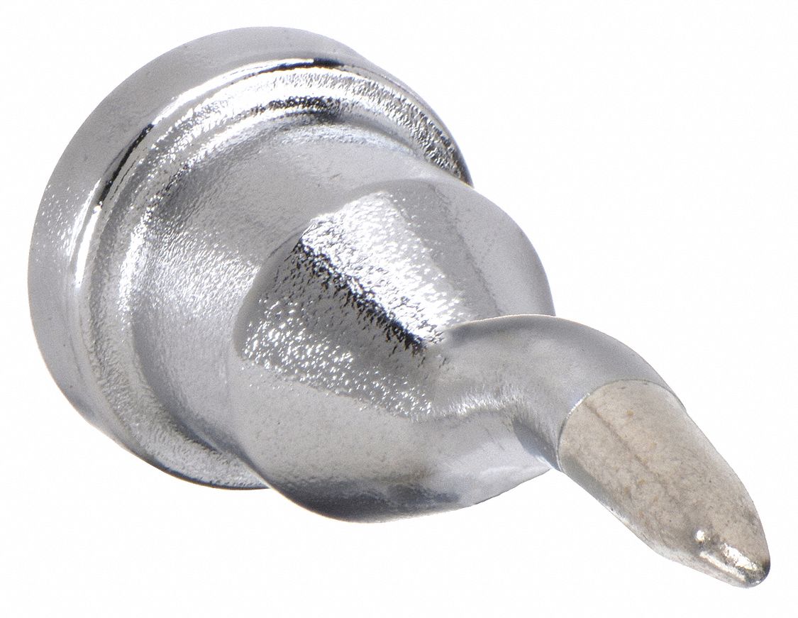 Soldering Tip: LT Series, Bent Chisel, 1.2 mm W, 16.5 mm Lg