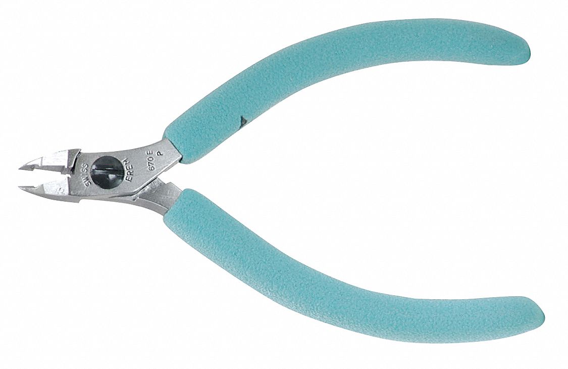 End Cutting Nippers, 4-1/4 In