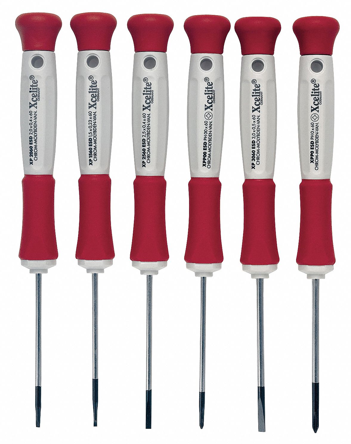 XCELITE, Precision Screwdriver Set 24AC87XP600 Grainger