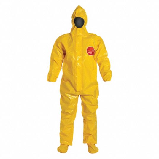 DUPONT, 4XL, Non-Woven Polypropylene, Coveralls - 24AE70 ...