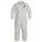 COLLARED DISPOSABLE COVERALLS, MICROPOROUS FILM, ELASTIC CUFFS/ANKLES, WHT, L, 25 PK