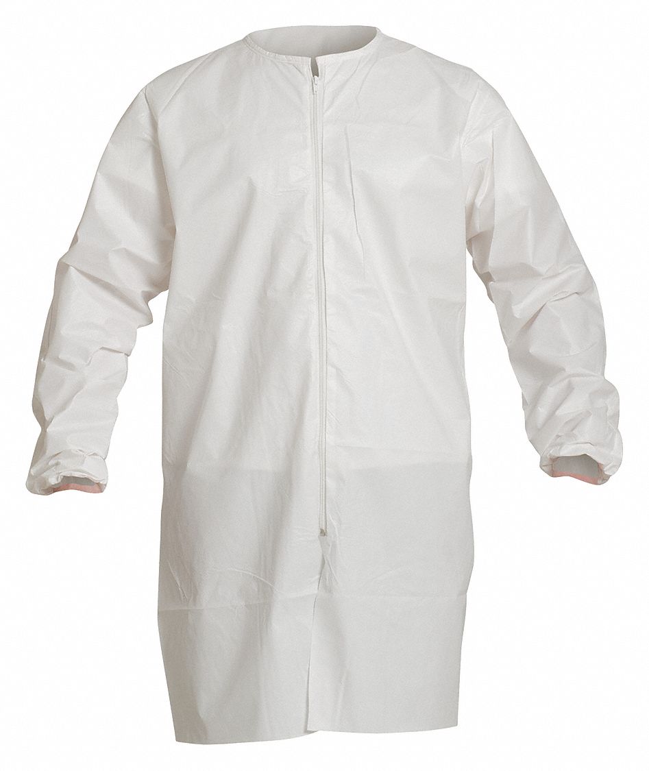 LAB FROCK,WHITE,SZ XL