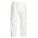 DISPOSABLE PANTS, 1.2 OZ/SQ YD WT, M, ELASTIC CUFFS, WHITE, SERGED SEAM, M, 50 PK