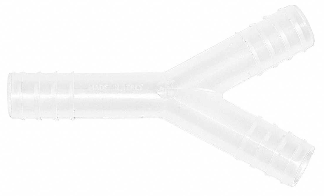 Connector,  L, Clear, PK100