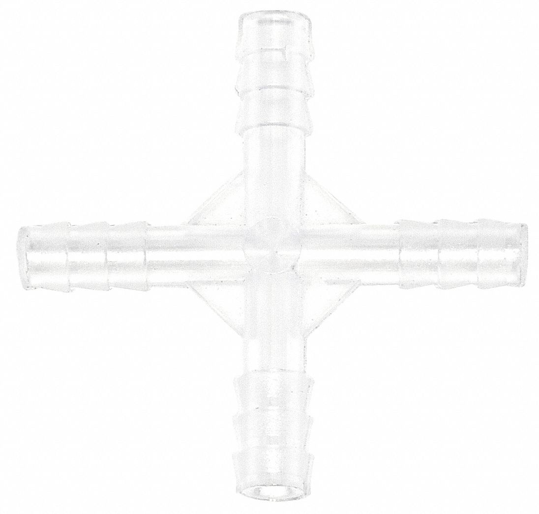 Connector,  L, Clear, PK100