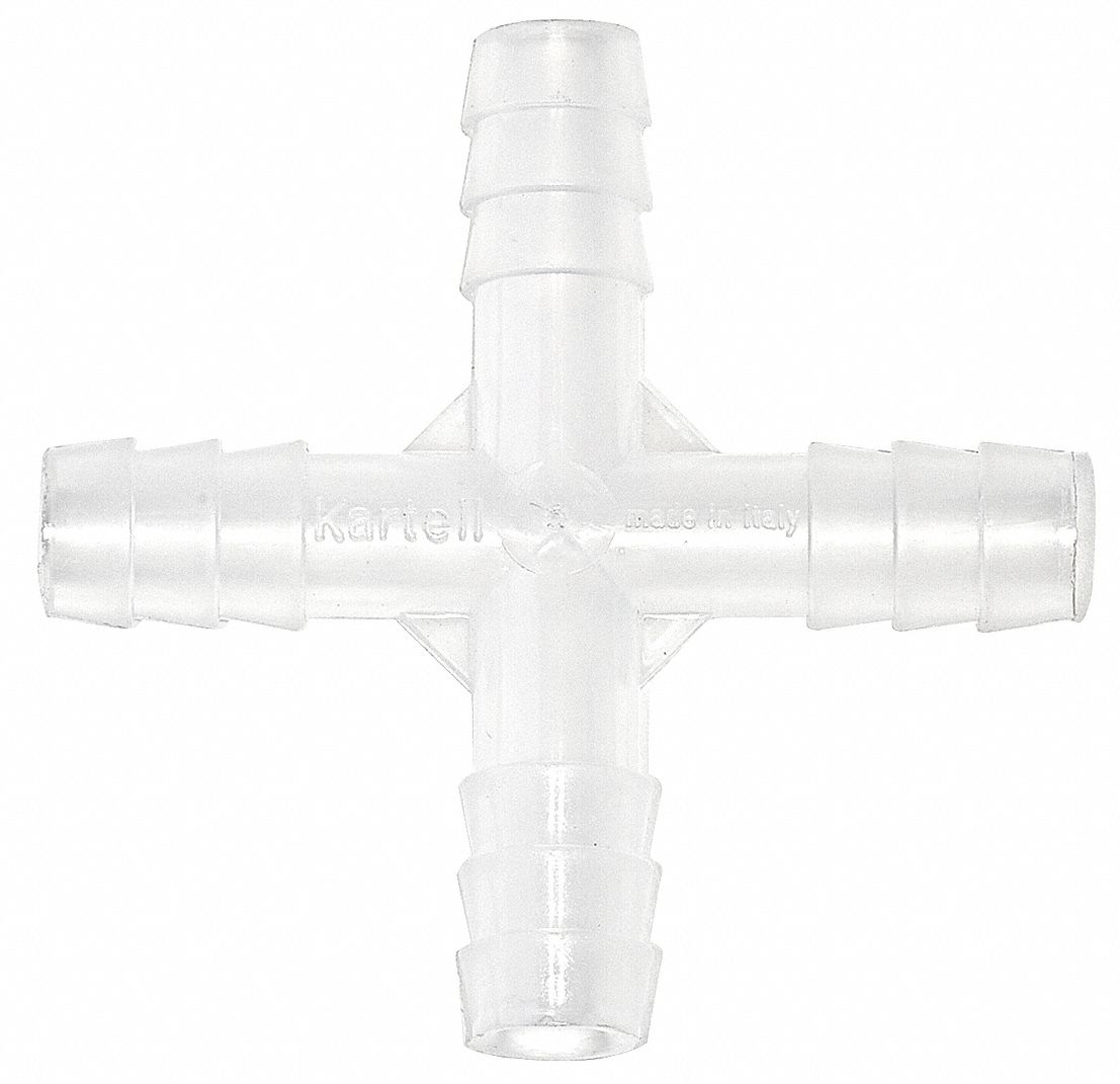 Connector,  L, Clear, PK100
