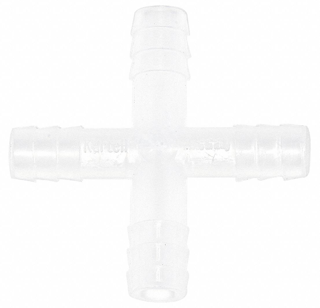 Connector,  L, Clear, PK100