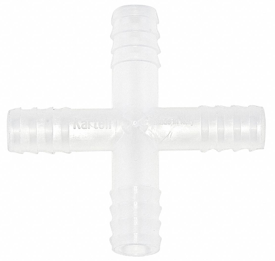 Connector,  L, Clear, PK100
