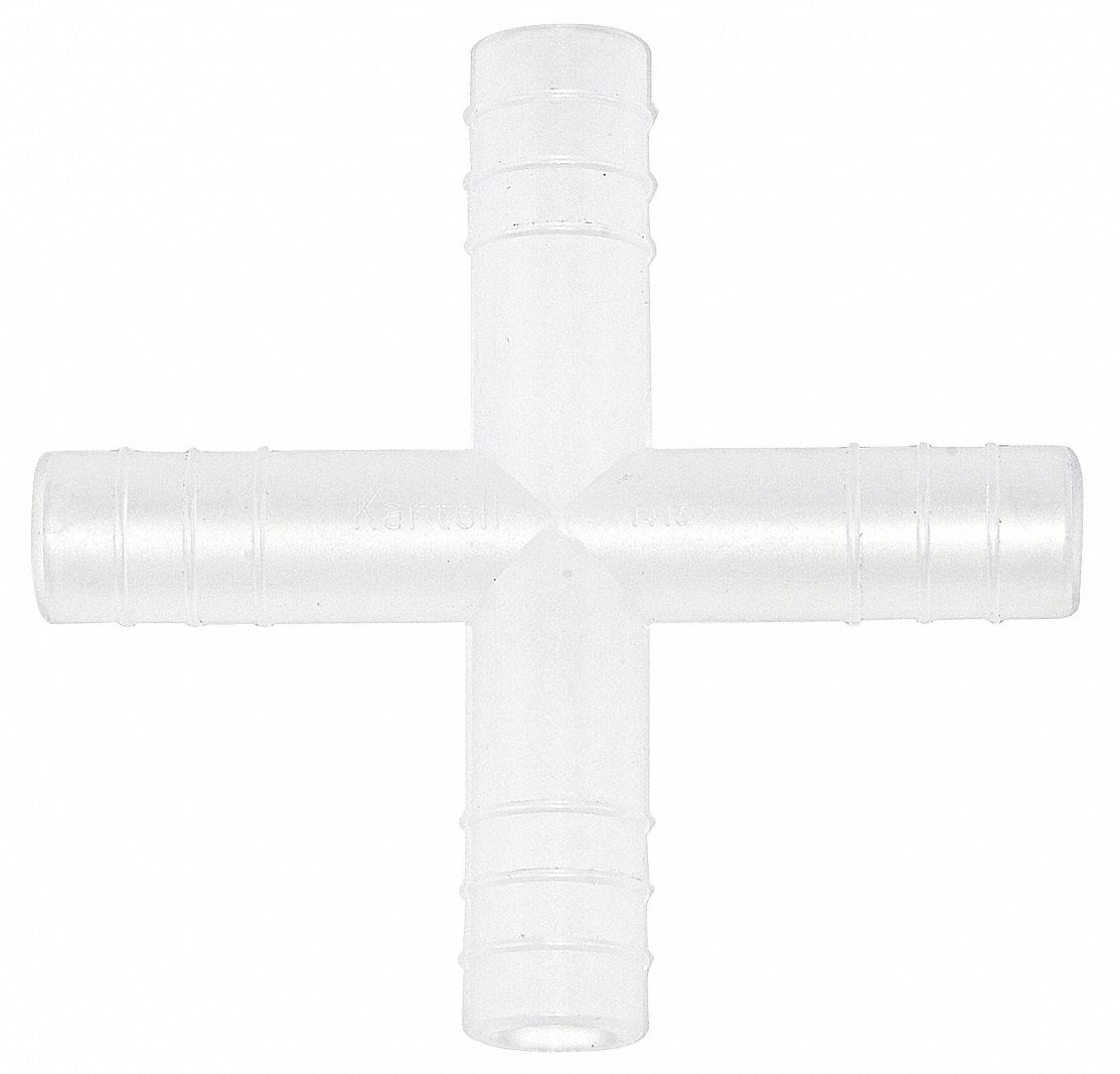 Connector,  L, Clear, PK100