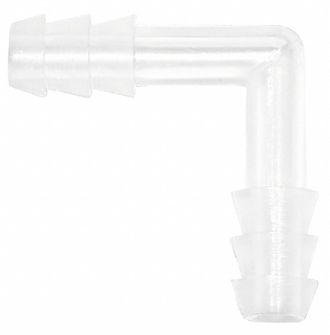 Connector,  L, Clear, PK100