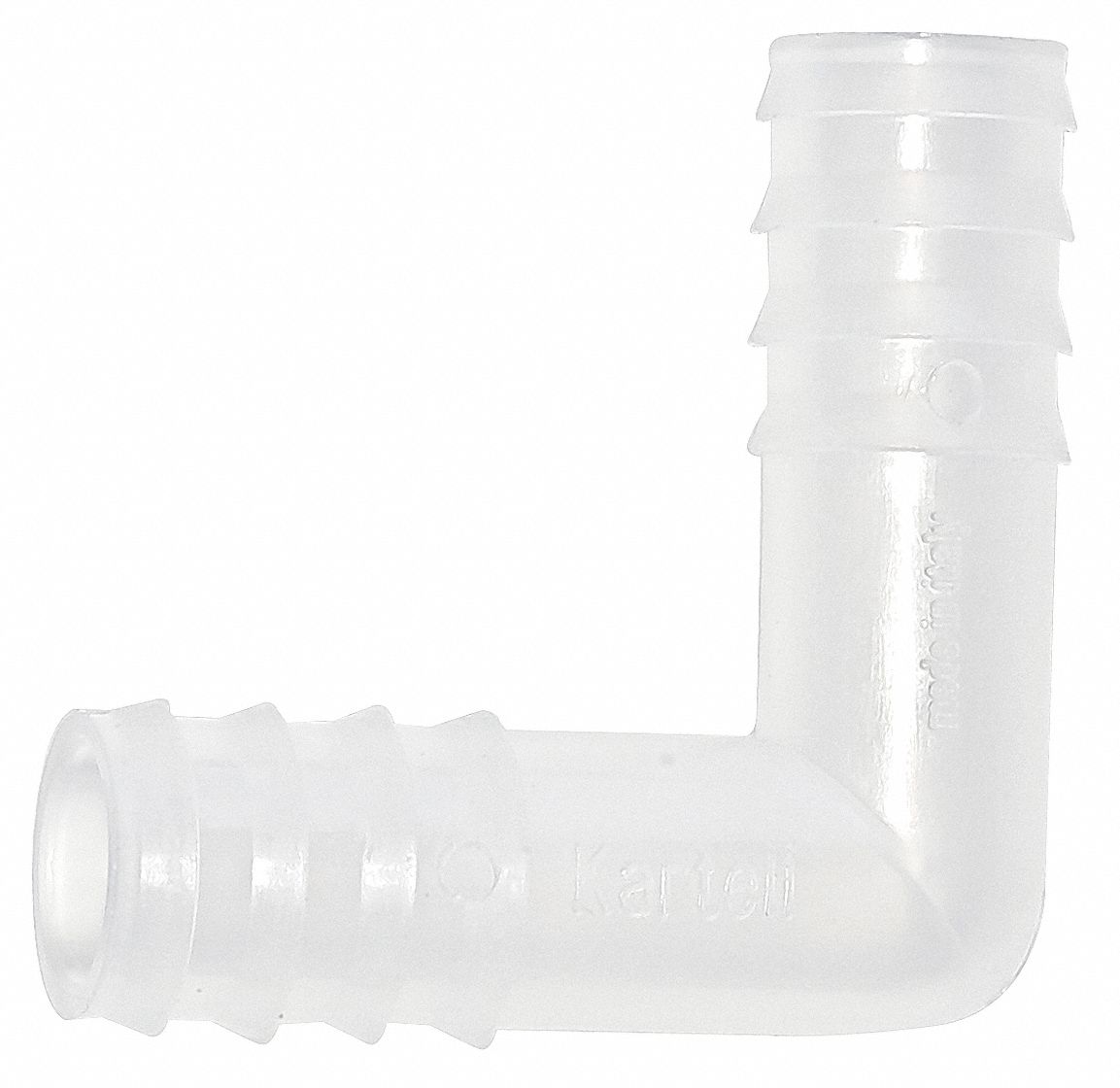 Connector,  L, Clear, PK100