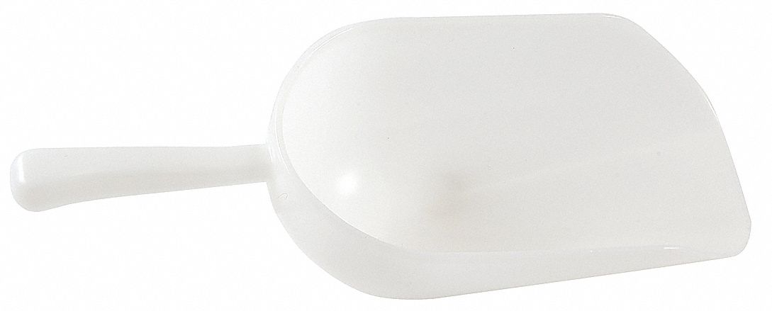 Scoop: Non-Sterile, HDPE, 500 mL Capacity - mL, 16 7/8 fl oz Capacity - oz, 29.97 cm Overall Lg