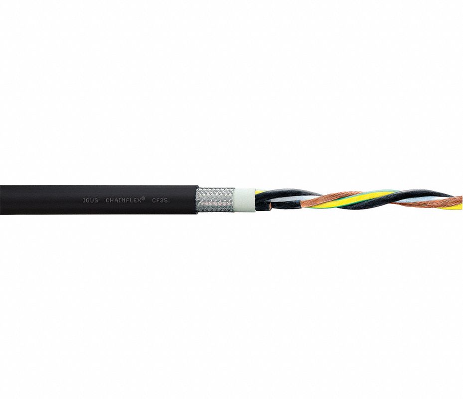 CHAINFLEX Cable Eléctrico Flexible,14 AWG,CTL - 24C139 | CF35-25-04-1 ...