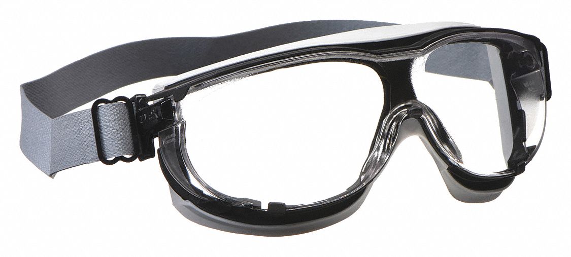 LUNETTES DE PROTECTION ÉTANCHES, PP/TPU/PC, DURA-STREME HC/AF, NOIR/GR/TRSP, CSA, UNIVERSEL