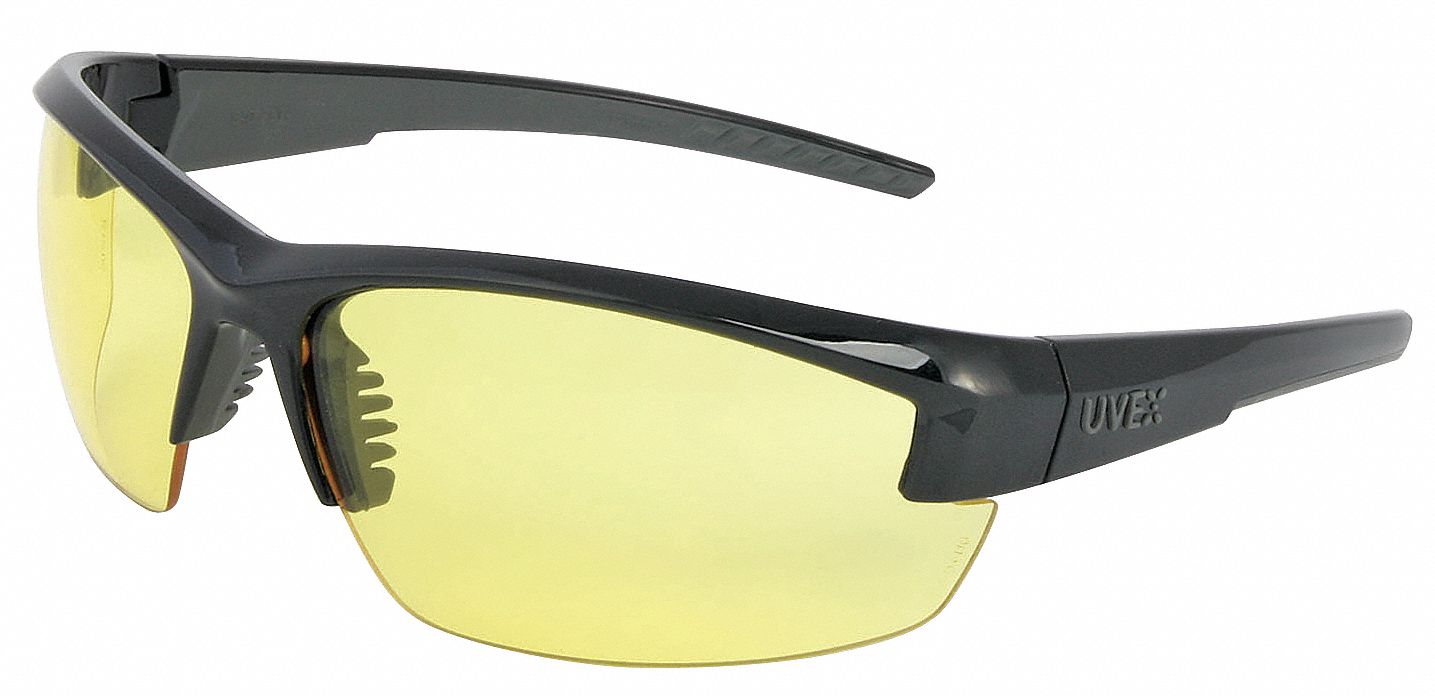 HONEYWELL UVEX Safety Glasses, Amber 24C270S1502 Grainger