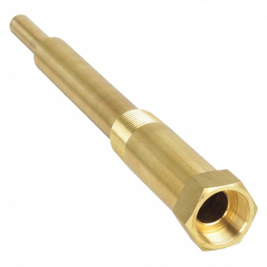 Brass, 3/4 in MNPT, Threaded Thermowell 24C48924C489 Grainger