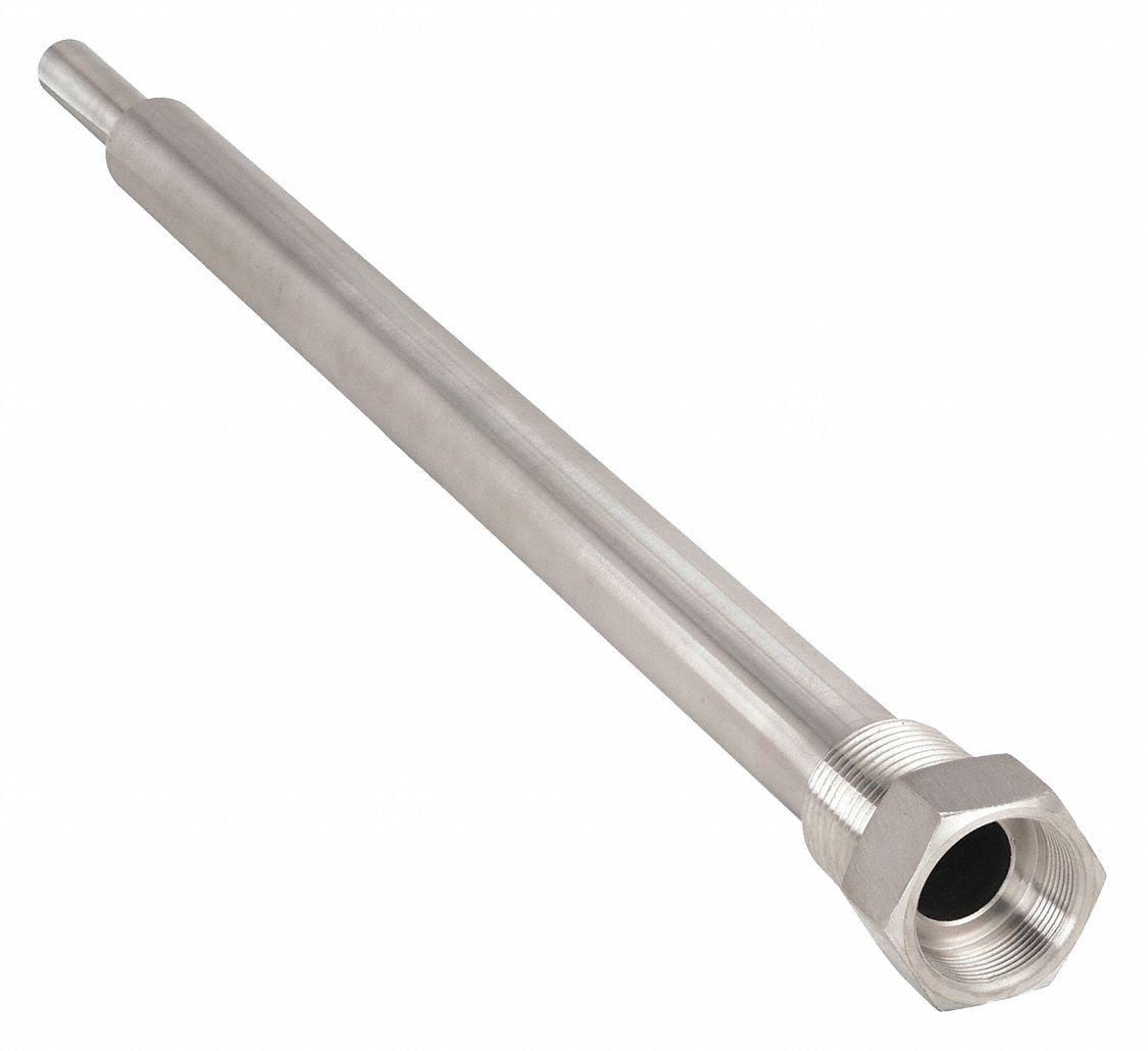 Stainless Steel, 3/4 in MNPT, Threaded Thermowell 24C51124C511