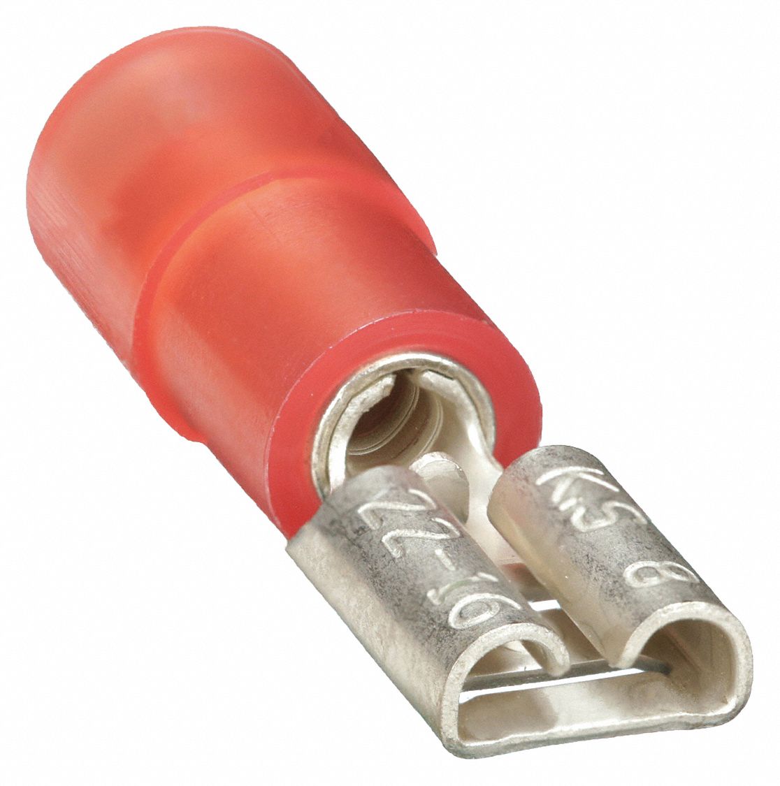 Wire Disconnect: Female Socket, Red, Nylon, Partial Coverage, 22 AWG – 16 AWG Wire Size