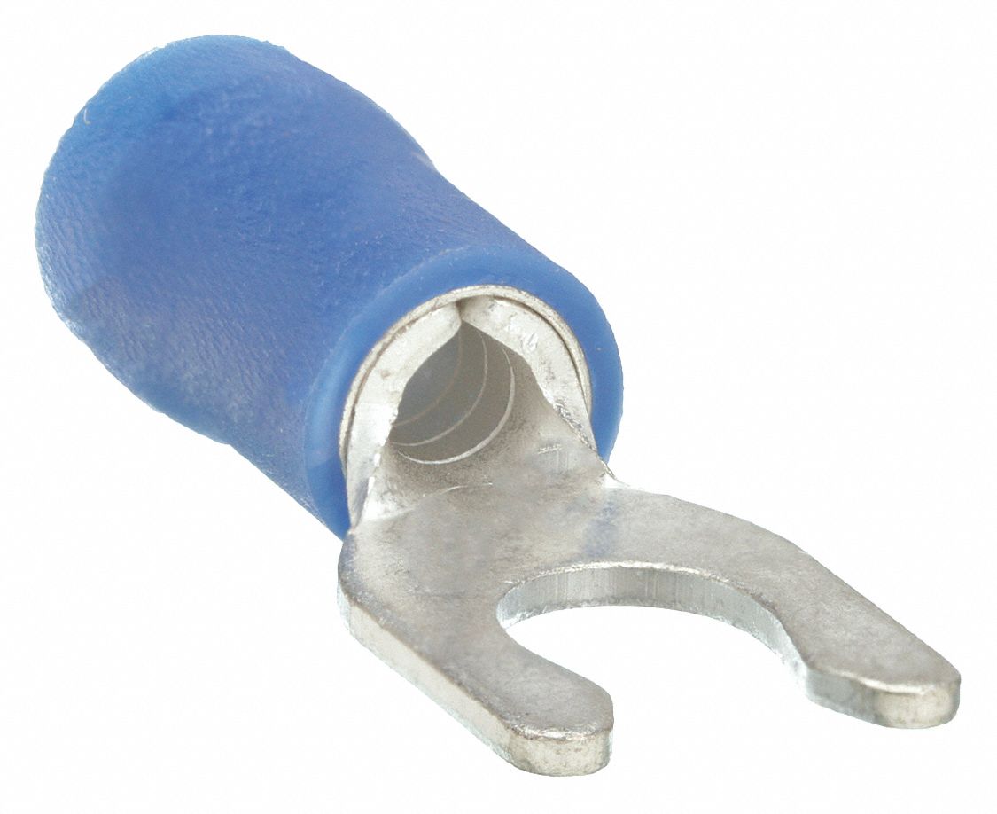 POWER FIRST Fork Terminal, Locking Terminal Type, Crimp Connection Type