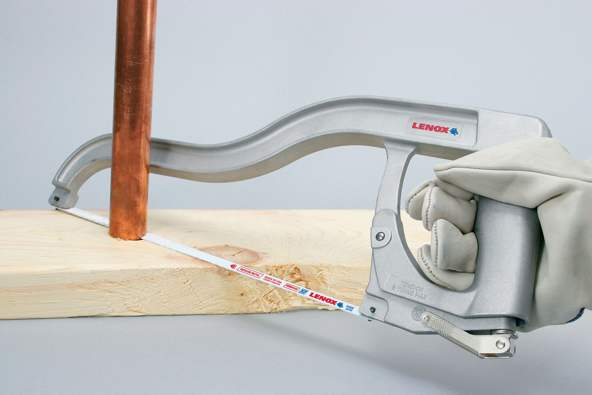 LENOX Hacksaw 12 in Blade Lg, BiMetal, 6 1/2 in Overall Lg, 24