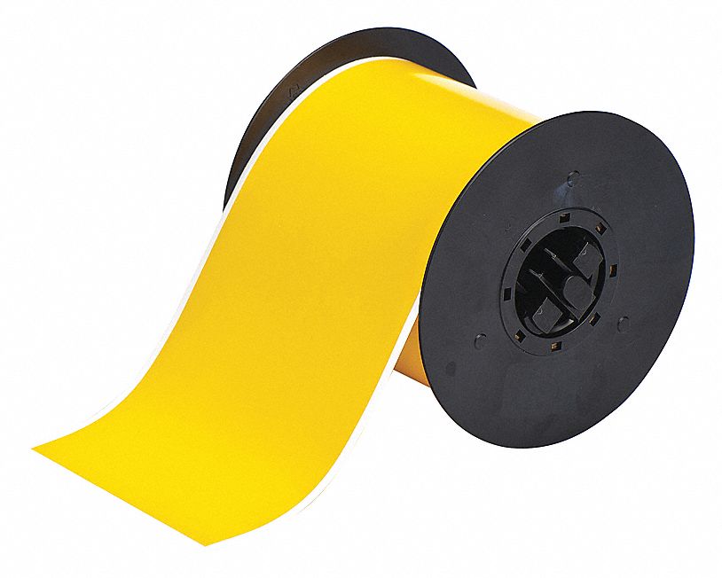 TAPE YELLOW 100 FT. L 4 IN. W