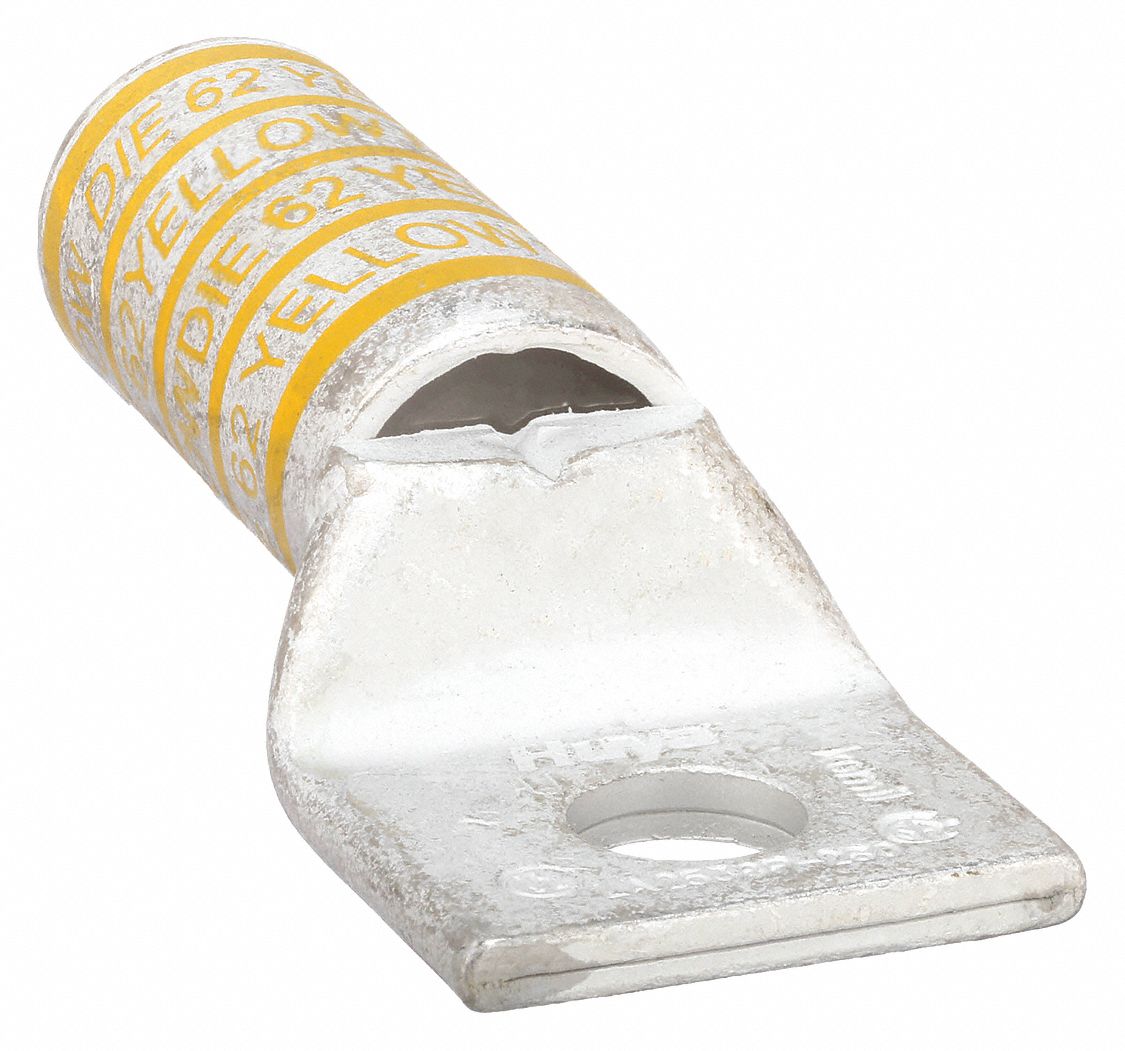250 kcmil Max Wire Size, 3/8 in Stud Size, OneHole Lug Compression