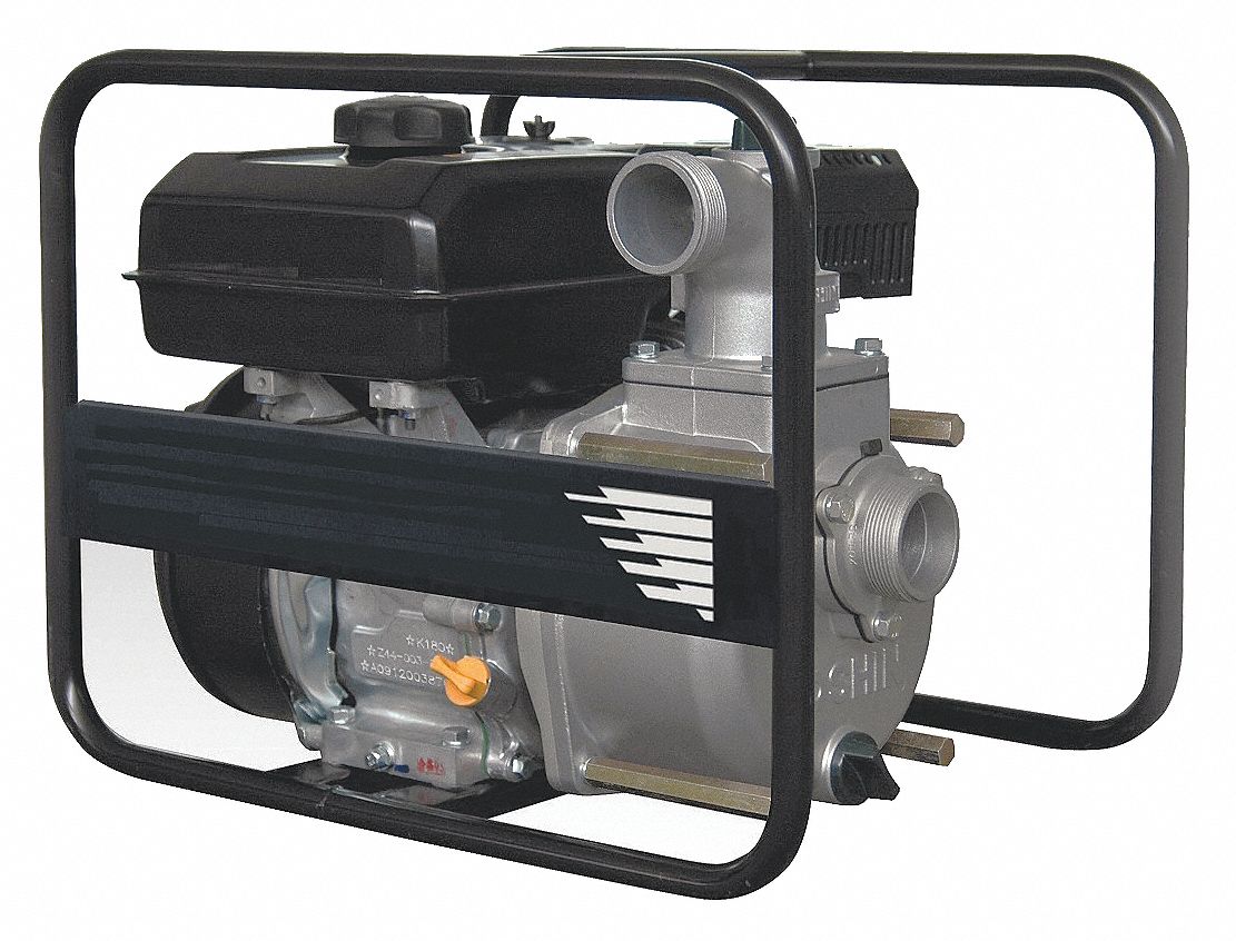 ENGINE DRIVEN PUMP, 6 HORSEPOWER, 2 IN NPT, 2 IN NPT, 3/4 IN MAXIMUM DIAMETER SOLIDS, CENTRIFUGAL
