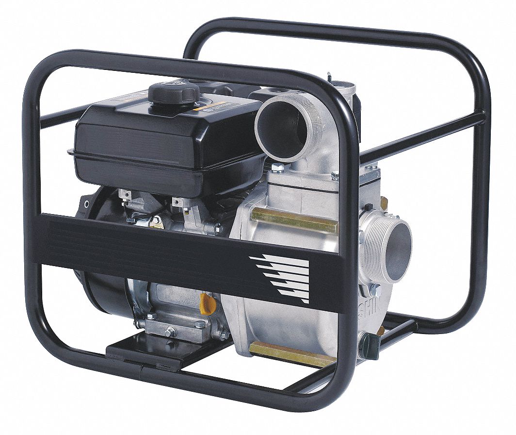 ENGINE DRIVEN PUMP, 6 HORSEPOWER, 3 IN NPT, 3 IN NPT, 3/4 IN MAXIMUM DIAMETER SOLIDS, CENTRIFUGAL