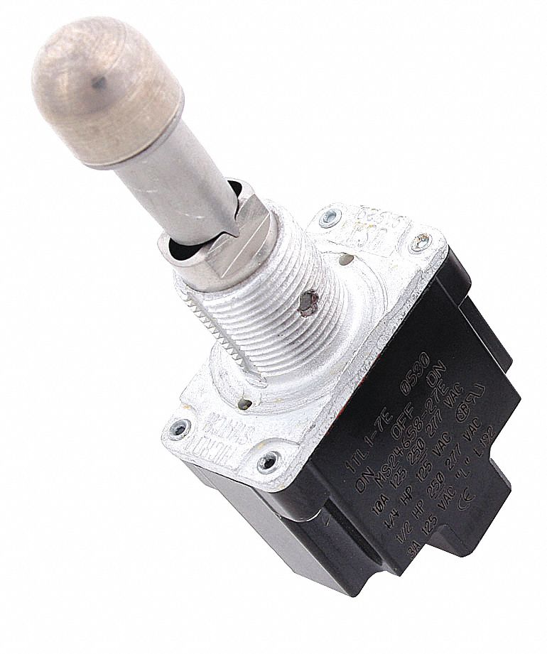 TOGGLE SWITCH, 2 POSITION, 2 CONNECTIONS, SPST, SCREW TERMINALS CONNECTION, TL SERIES
