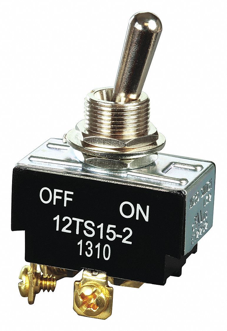 HONEYWELL Toggle Switch, Number of Connections 4, Switch Function On