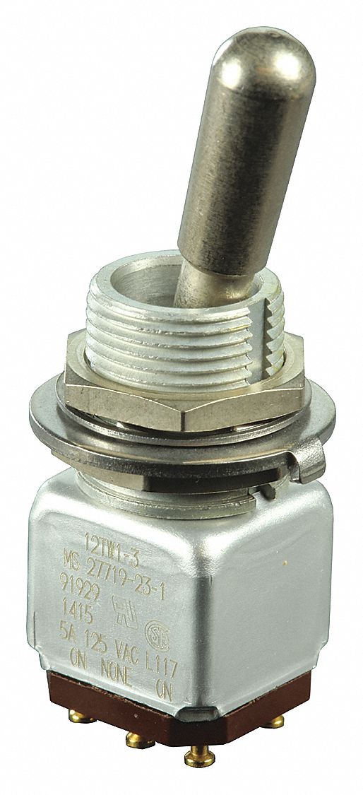 Toggle Switch,DPDT,5A 120V,Solder Lug 12TW13 7441300337312 eBay