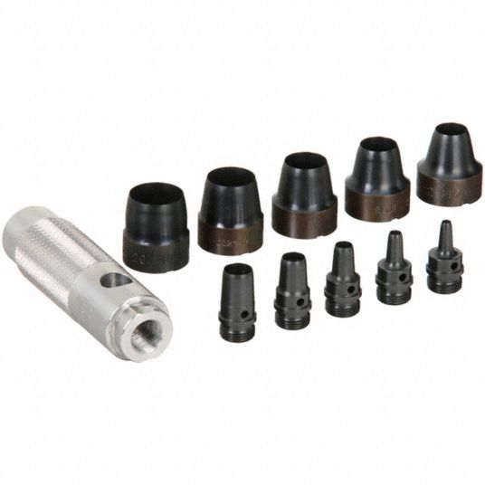 3/4 in_1 in Overall Lg, 11 Pieces, Hollow Punch Set - 24D584|66010