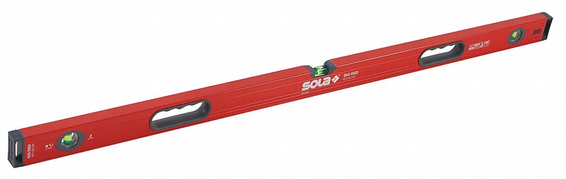 Box Level Aluminum 48 In Red