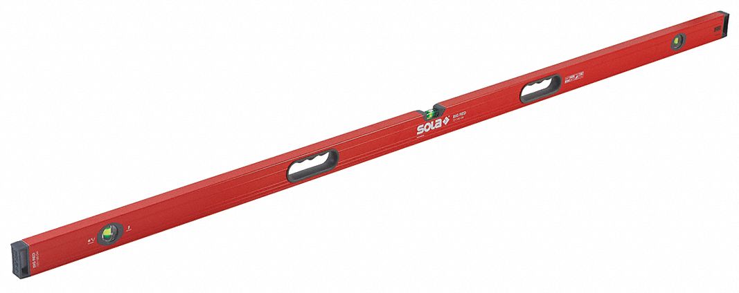 Box Level Aluminum 72 In Red