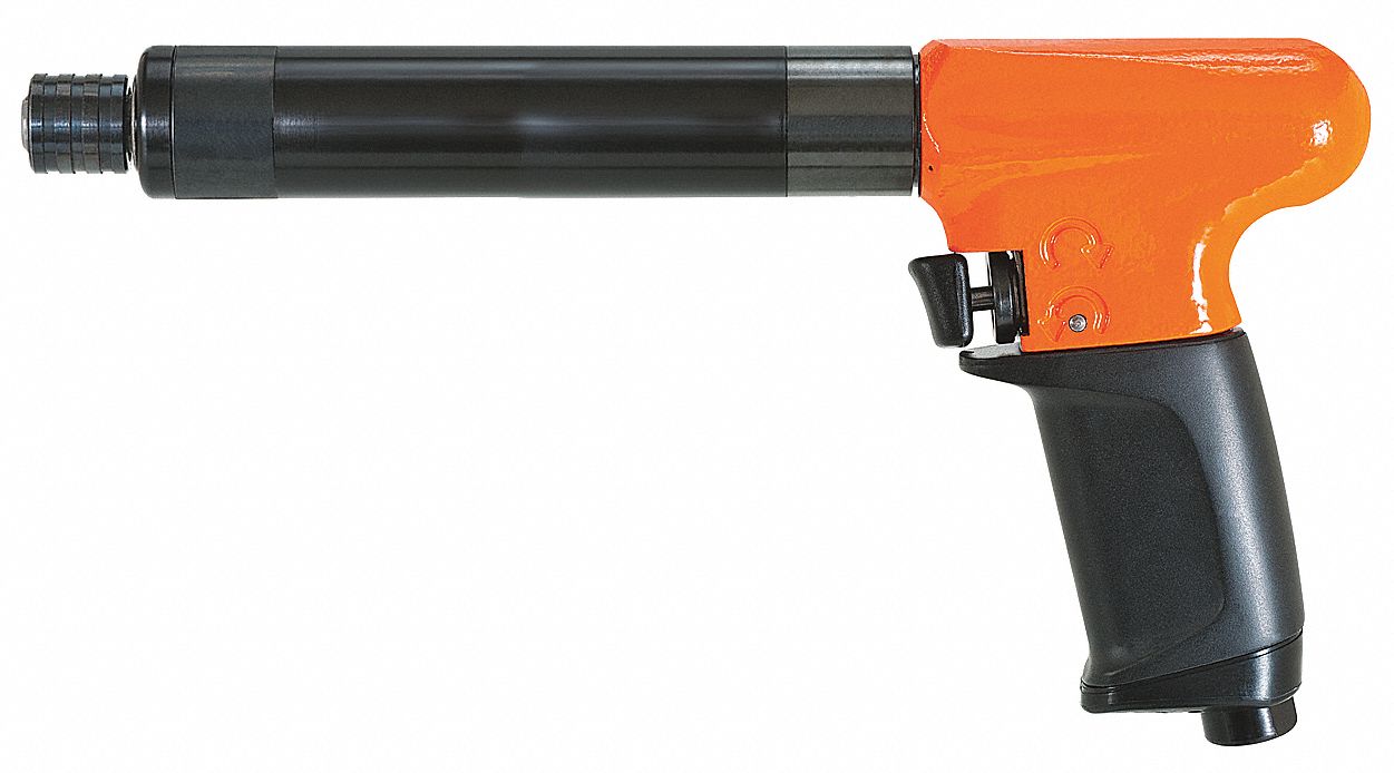 Screwdriver: 1/4 in, Industrial Duty, 1.2 ft-lb to 6.5 ft-lb, 470 RPM Free Speed, Trigger