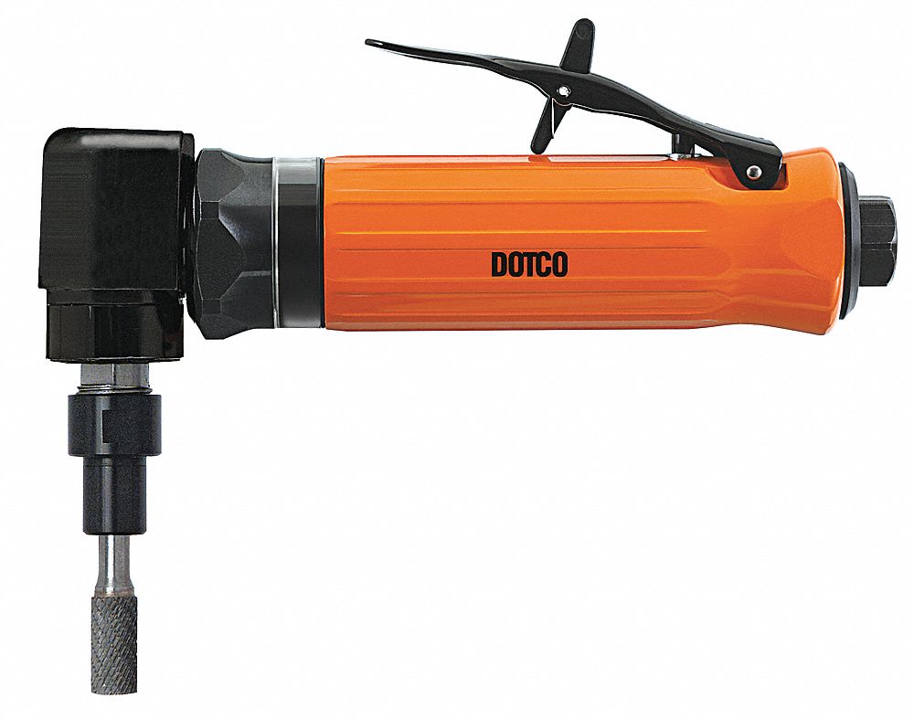 DOTCO Die Grinder: 0.4 hp Horsepower, 20,000 RPM Max. Speed, 1/4 in Collet  Size, 6 5/8 in Overall Lg