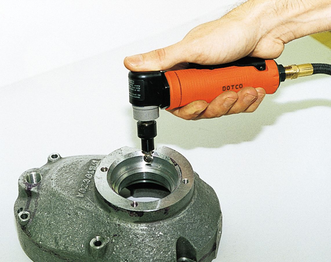 DOTCO Rear Exhaust Air Die Grinder, 1/4 in Collet, 20,000 rpm Free