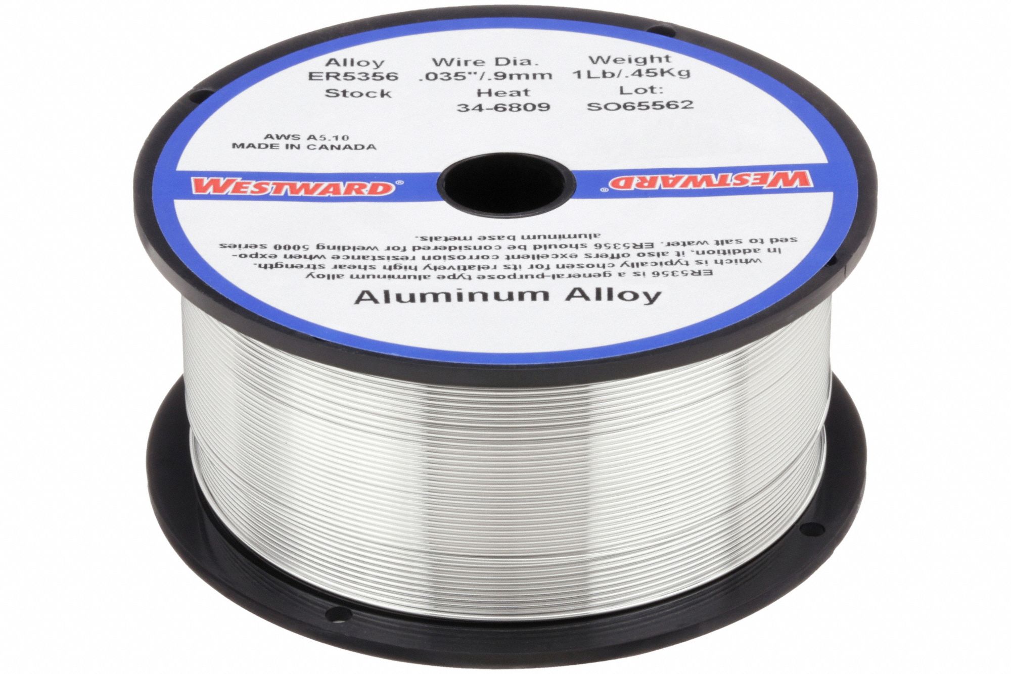 Mig Welding Wire, ER5356, 0.035, 1lb
