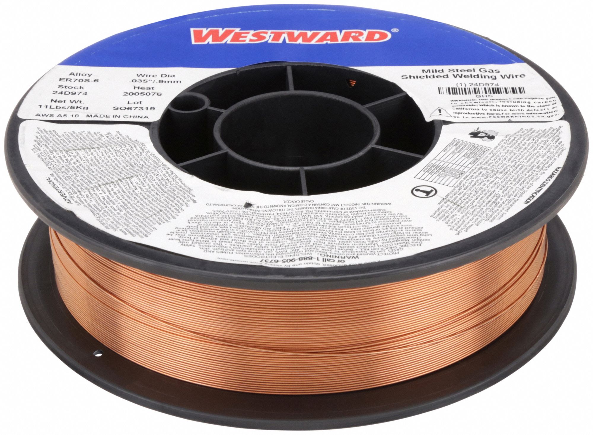 Wire for clearance mig welder